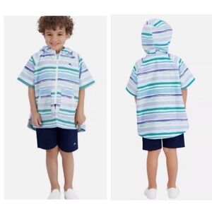 Tommy Bahama Unisex Beach Terry Cloth Cover Up Horizontal Striped Pattern L/XL